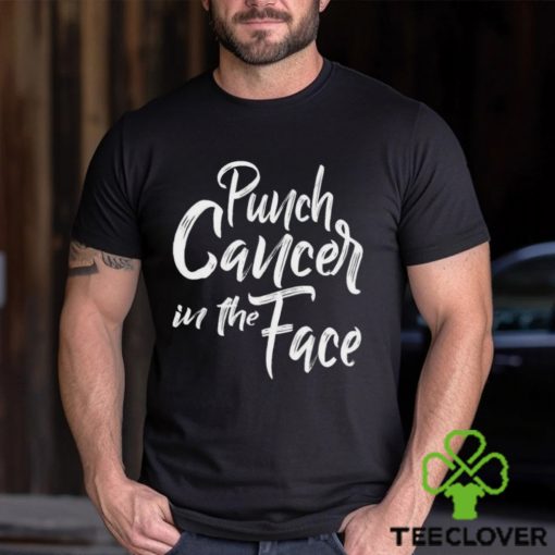 Funny Cancer Sucks Quote Joke Gift Punch In The Face T Shirt Classic Unisex