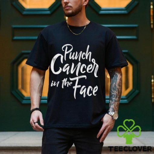 Funny Cancer Sucks Quote Joke Gift Punch In The Face T Shirt Classic Unisex