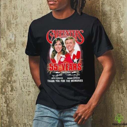 Funny Carpenters 55 Years 1969 2024 Thank You For The Memories Shirt