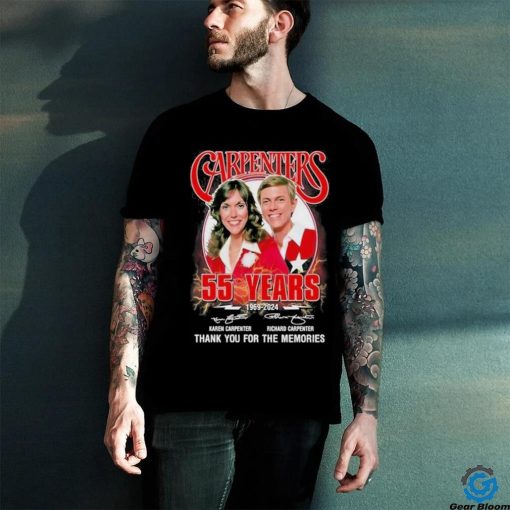 Funny Carpenters 55 Years 1969 2024 Thank You For The Memories Shirt