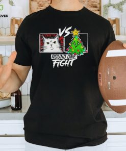 Funny Cat Christmas Tree Cat Vs Christmas Tree Gift Cat Lovers T Shirt