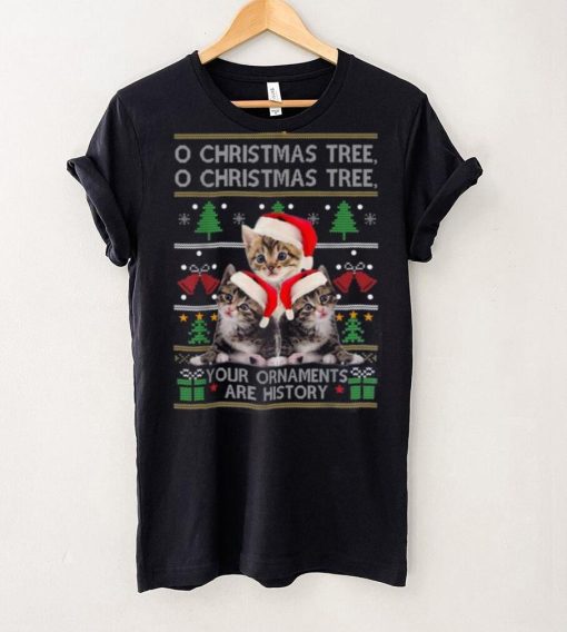 Funny Cats Christmas Ornaments Pajama Family Cat Lover Shirt