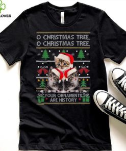 Funny Cats Christmas Ornaments Pajama Family Cat Lover Shirt