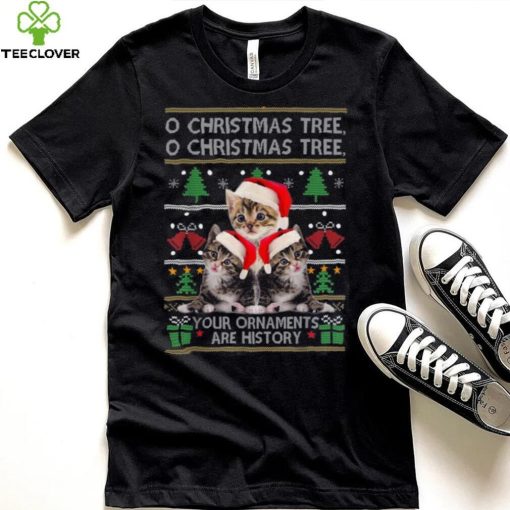 Funny Cats Christmas Ornaments Pajama Family Cat Lover Shirt