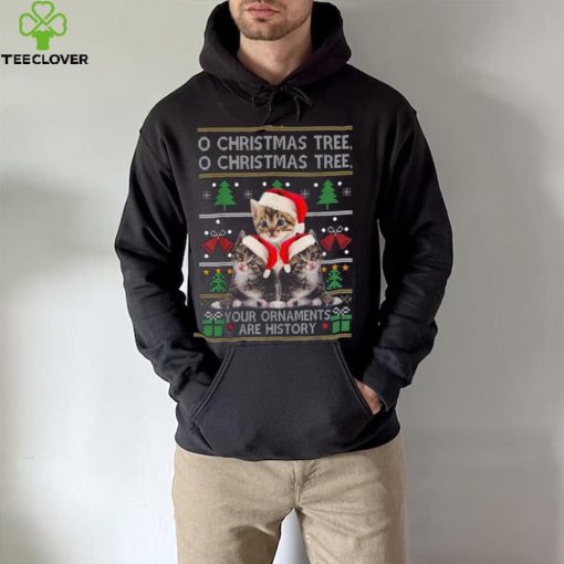 Funny Cats Christmas Ornaments Pajama Family Cat Lover Shirt
