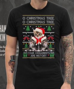 Funny Cats Christmas Ornaments Pajama Family Cat Lover Shirt