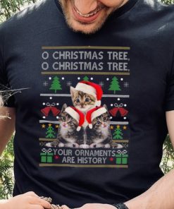 Funny Cats Christmas Ornaments Pajama Family Cat Lover Shirt