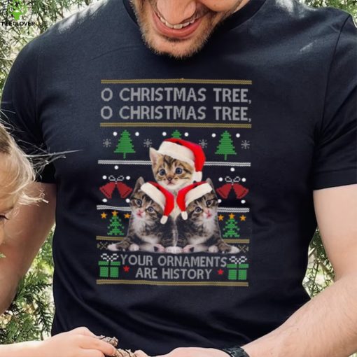 Funny Cats Christmas Ornaments Pajama Family Cat Lover Shirt