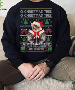 Funny Cats Christmas Ornaments Pajama Family Cat Lover Shirt