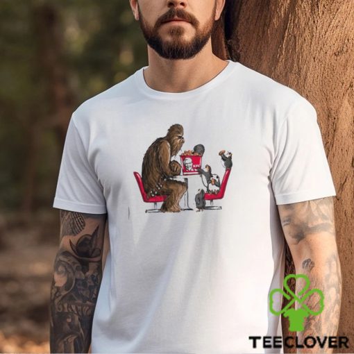 Funny Chewbacca Star Wars Chewie And Ewok KFC T Shirt