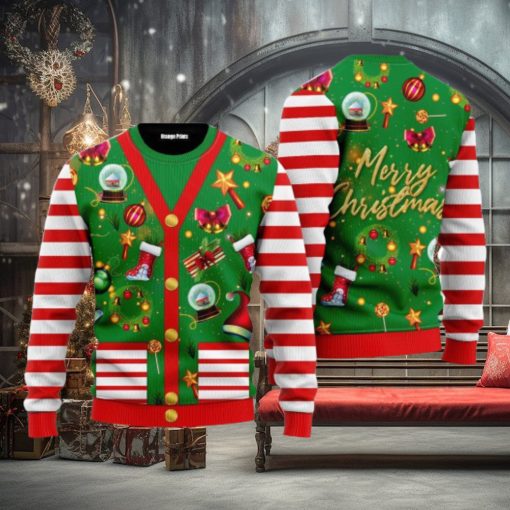 Funny Christmas Cardigan Style Ugly Christmas Sweater For Men And Women