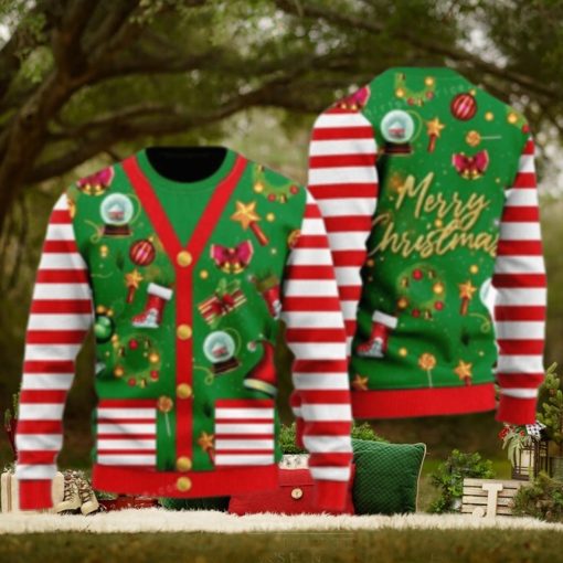 Funny Christmas Cardigan Style Ugly Sweater
