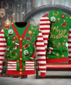 Funny Christmas Cardigan Style Ugly Sweater