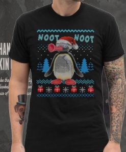 Funny Christmas Pingu Meme Xmas shirt