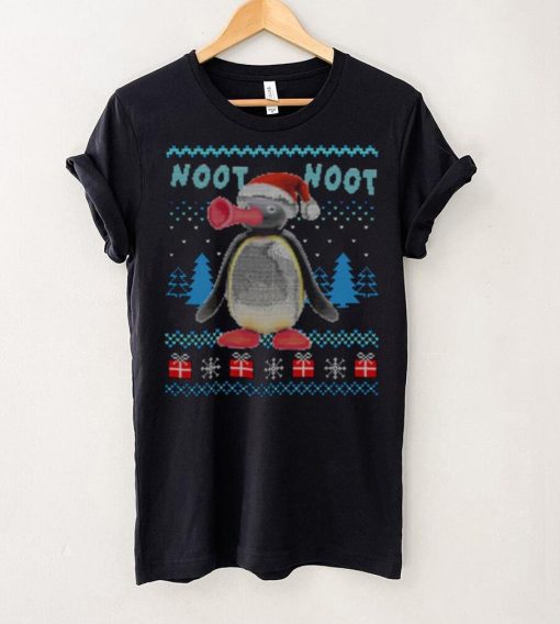 Funny Christmas Pingu Meme Xmas shirt