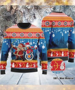 Funny Christmas Santa Claus Archery Ugly Sweater For Santa Claus And Archery Lovers On Christmas Days 0260 T2VTH006