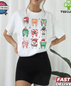 Funny Christmas Teeth Dentist Shirt, Funny Christmas Teeth Sweatshirt