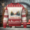 Funny Xmas Ugly Christmas Sweater On The List Of Naughty And I Regret Nothing Middle Finger