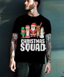 Funny Christmas squad santa elf xmas family kids boys shirt