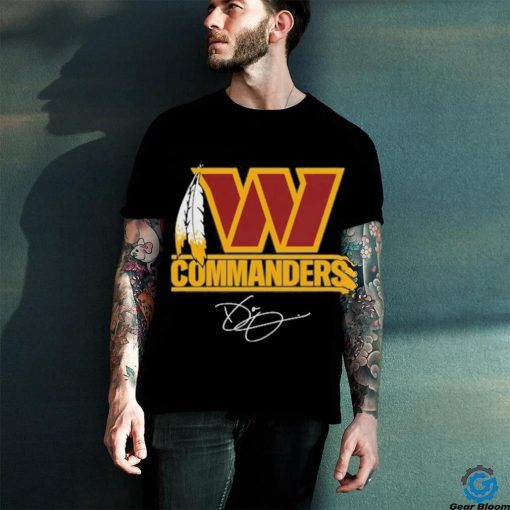 Funny Coach Dan Quinn Washington Commanders W Logo signature hoodie, sweater, longsleeve, shirt v-neck, t-shirt