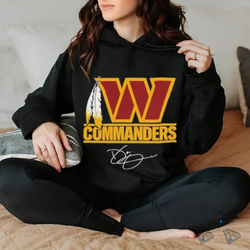 Funny Coach Dan Quinn Washington Commanders W Logo signature hoodie, sweater, longsleeve, shirt v-neck, t-shirt