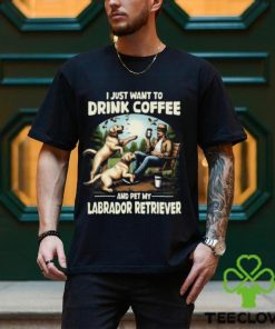 Funny Coffee Lovers And Labrador Retriever Owner Yellow Labrador T shirt