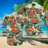 Goth Skull Leaves Skull Shirts For Men Skull Tropical Hawaiian Shirt