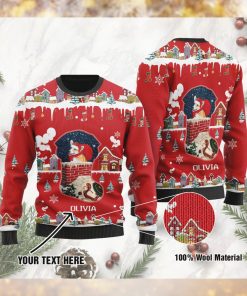 Funny Corgi Santa Claus Custom Ugly Sweater For Corgi Lovers On Christmas Days