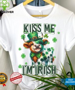 Funny Cow Kiss me I'm Irish St, Patrick's Day Shirt