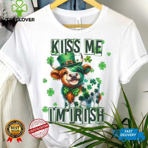 Funny Cow Kiss me I’m Irish St, Patrick’s Day Shirt