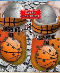 Funny Customized Is life Basketball Crocs