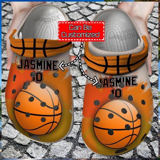 Funny Customized Is life Basketball Crocs