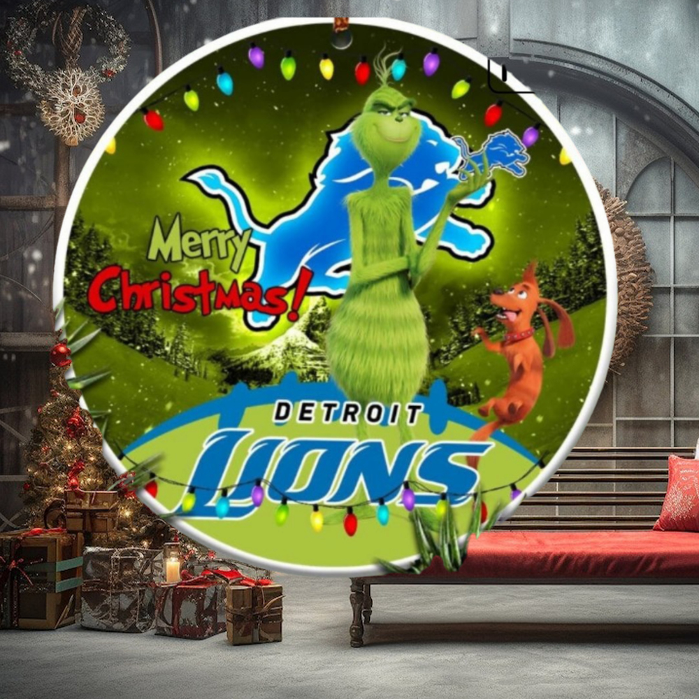Funny Detroit Lions Nfl Funny Grinch Christmas Ornaments Funny Detroit Lions Nfl Funny Grinch Christmas Ornaments