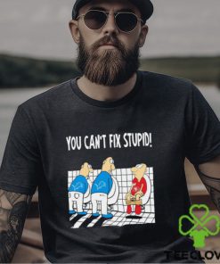 Funny Detroit Lions You Cant Fix Stupid 49ers Football Shirt