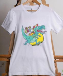 Funny Dinosaur going to school T Shirt 1 Funny Dinosaur going to school T Shirt