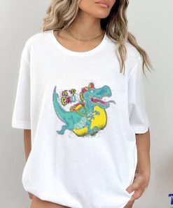 Funny Dinosaur going to school T Shirt 2 Funny Dinosaur going to school T Shirt