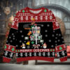 Glad This Fucking Year is Over Pop Culture For Christmas Gifts Christmas Ugly Wool Knitted Sweater