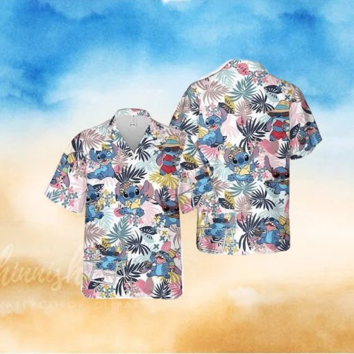 Funny Disney Stitch Funny Hawaiian Shirt Summer Beach Gift