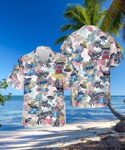 Funny Disney Stitch Funny Hawaiian Shirt Summer Beach Gift