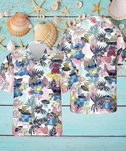 Funny Disney Stitch Hawaiian Shirt Beach Gift For Friend