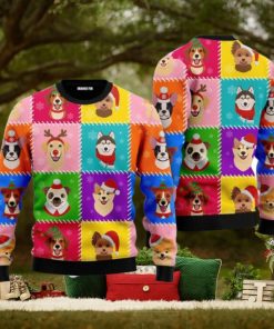 Funny Dog Face Christmas Ugly Christmas Sweater For Men And Women