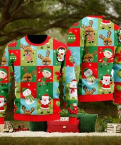 Funny Dog Wears Reindeer In Christmas Holiday Pattern Ugly Christmas Sweater Funny Gift For Men And Women Family Holidays