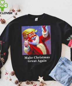 Funny Donald Trump Claus Christmas art hoodie, sweater, longsleeve, shirt v-neck, t-shirt