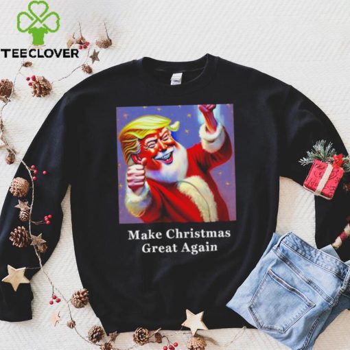 Funny Donald Trump Claus Christmas art hoodie, sweater, longsleeve, shirt v-neck, t-shirt