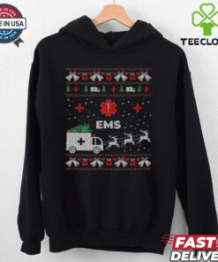 Funny EMS Paramedical Ambulance Technician Ugly Christmas T Shirt