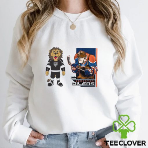 Funny Edmonton Oilers VS Los Angeles Kings NHL Dec 31 2023 hockey hoodie, sweater, longsleeve, shirt v-neck, t-shirt