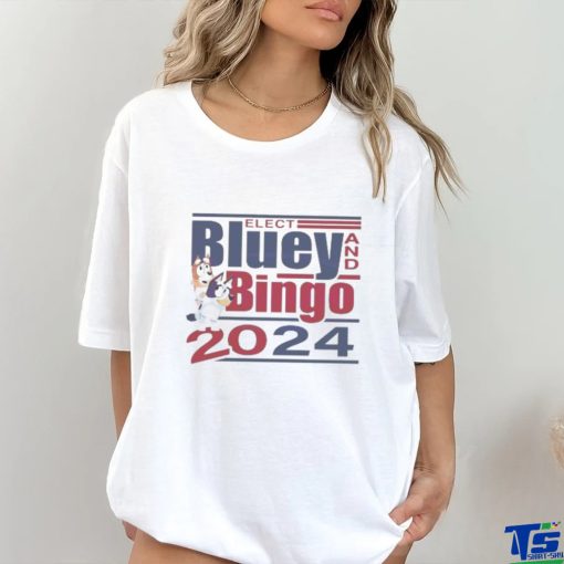 Funny Elect Bluey and Bingo 2024 hoodie, sweater, longsleeve, shirt v-neck, t-shirt