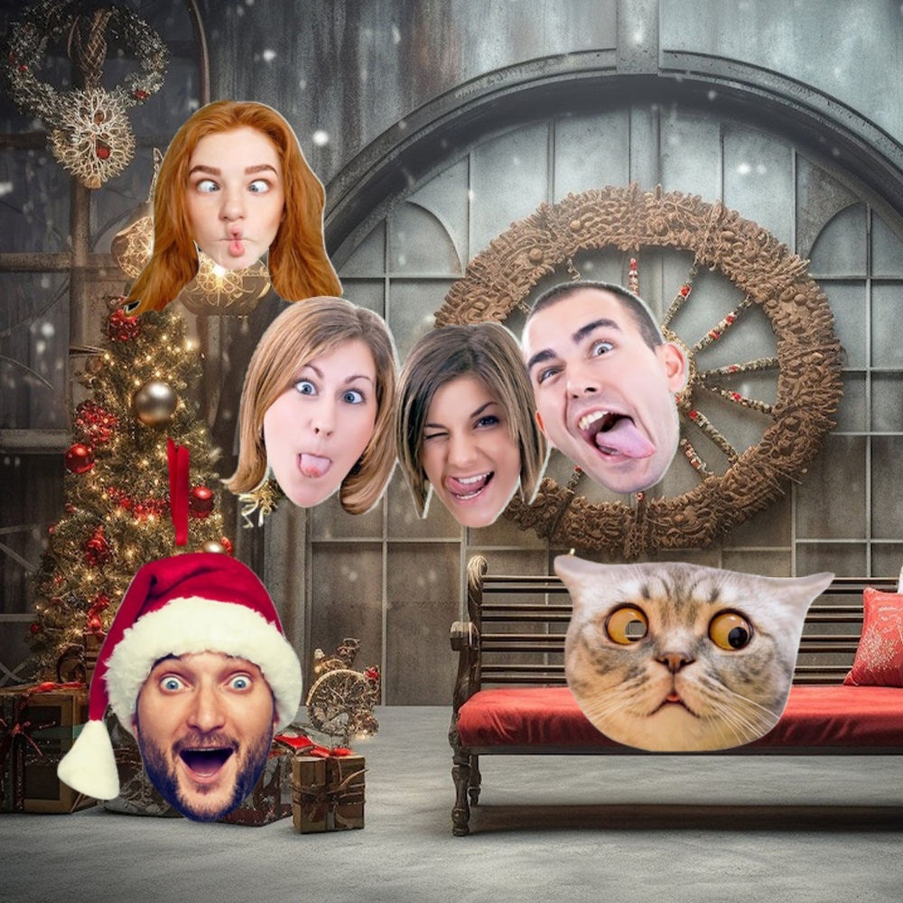 Funny Face Custom Photo Acrylic Ornament Funny Face Custom Photo Acrylic Ornament