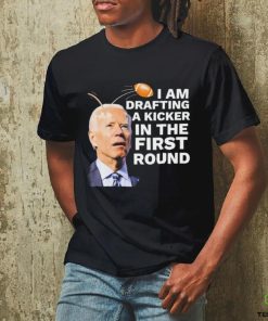 Funny Fantasy Confused Drafting Kicker Football Draft Party Shirt