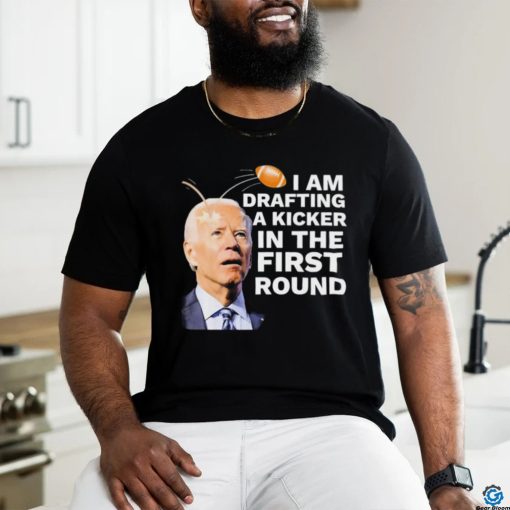 Funny Fantasy Confused Drafting Kicker Football Draft Party Shirt